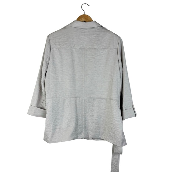 89th & Madison Blazer Jacket Women’s Stone XL - Picture 2 of 7